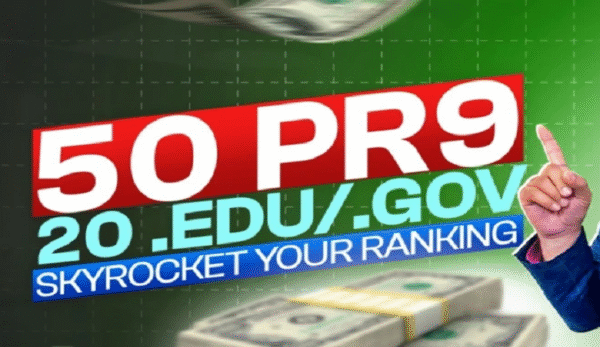 50 PR9 20 EDU/GOV Permanent High Authority SEO Backlinks