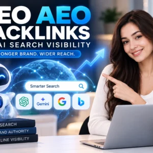 I Will Build GEO AEO Backlinks for AI Search Visibility and Brand Authority for  $20