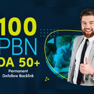 Get 100 High Authority PBNs DA-50+ Permanent Dofollow HomePage Backlink for $20