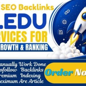 Advanced AI SEO with EDU GOV & High Authority Backlinks Pack to Dominate SERP & AI Search Visibility for $25