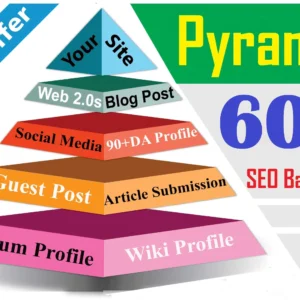 Powerful Pyramid SEO - Rank Boost On Top exclusive Link Building With High Authority Link-Building for $15
